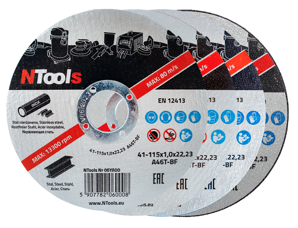 Disque pour coupe de l'acier 125 x 1,0 x 22,23