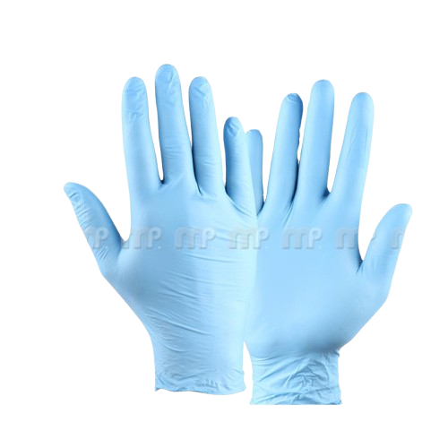 Gant nitrile bleu clair