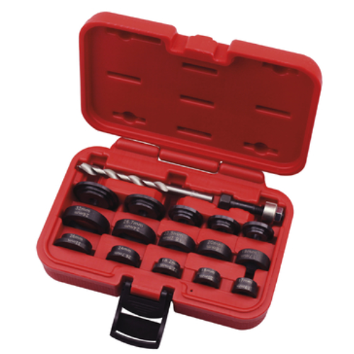 Coffret complet de percage de parechoc pour détecteur GYS