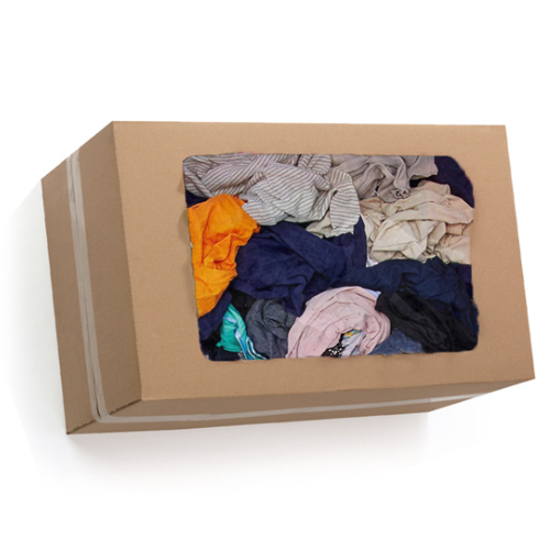 Carton de chiffons COULEURS 10 kg
