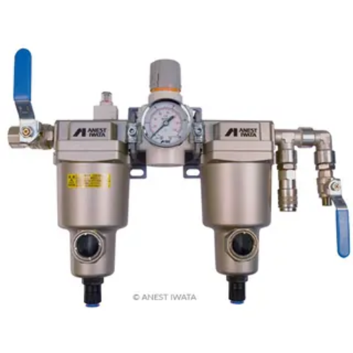 Filtre régulateur de cabine - épurateur d'air à 2 étages 1/2"