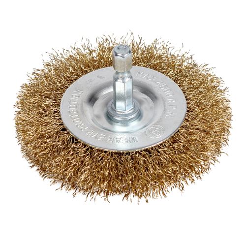 Brosse metallique plate d75 mm