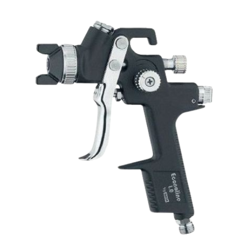 Pistolet econoline 1.0 SATA buse 1.3 avec godet reutilisable en plastique 0.6l