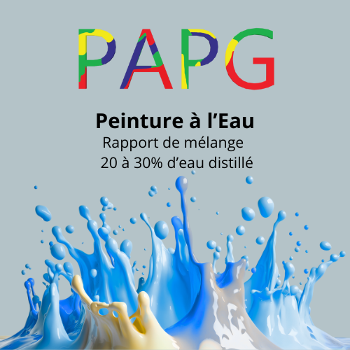 Peinture à l'eau