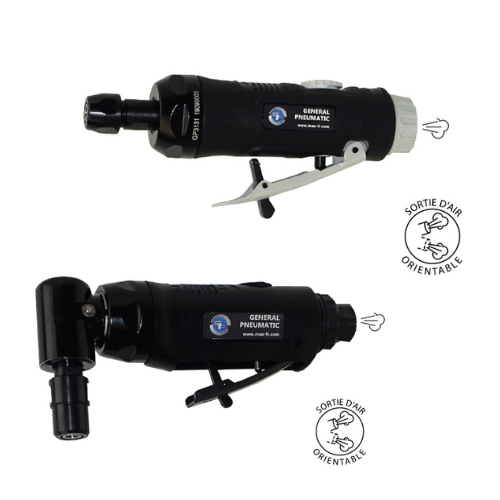 1 meuleuse droite et 1 meuleuse d'angle + accessoires