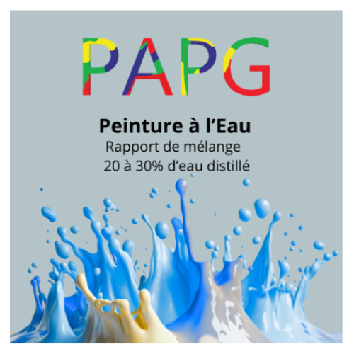 Peinture à l'eau