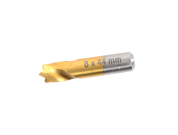 Fraise foret en cobalt et acier 8mmx44mm